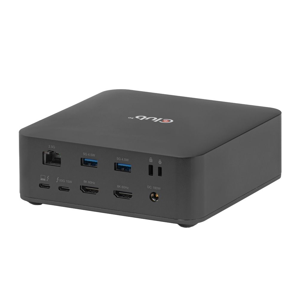 Club3D 13-1 Thunderbolt 5 Docking Station M.2 SSD 2x HDMI 8K60Hz Thunderbolt Share Certified 180W