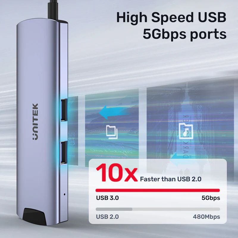 Unitek 6-in-1 Multiport USB-C HUB