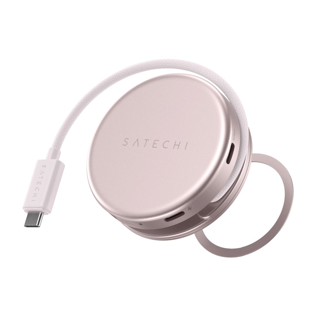 Satechi OntheGo 5-in-1 Multiport Adapter Blush