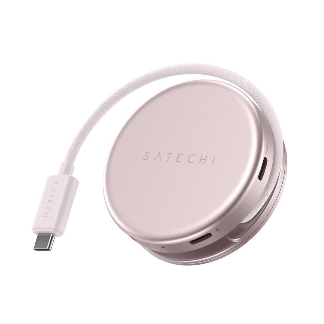 Satechi OntheGo 5-in-1 Multiport Adapter Blush