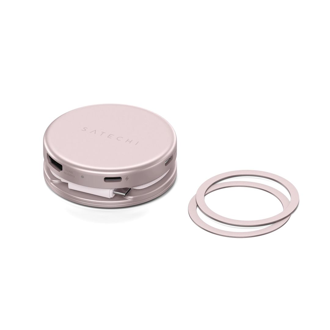 Satechi OntheGo 5-in-1 Multiport Adapter Blush
