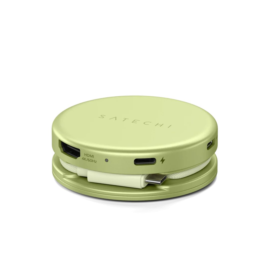 Satechi OntheGo 5-in-1 Multiport Adapter Citrus