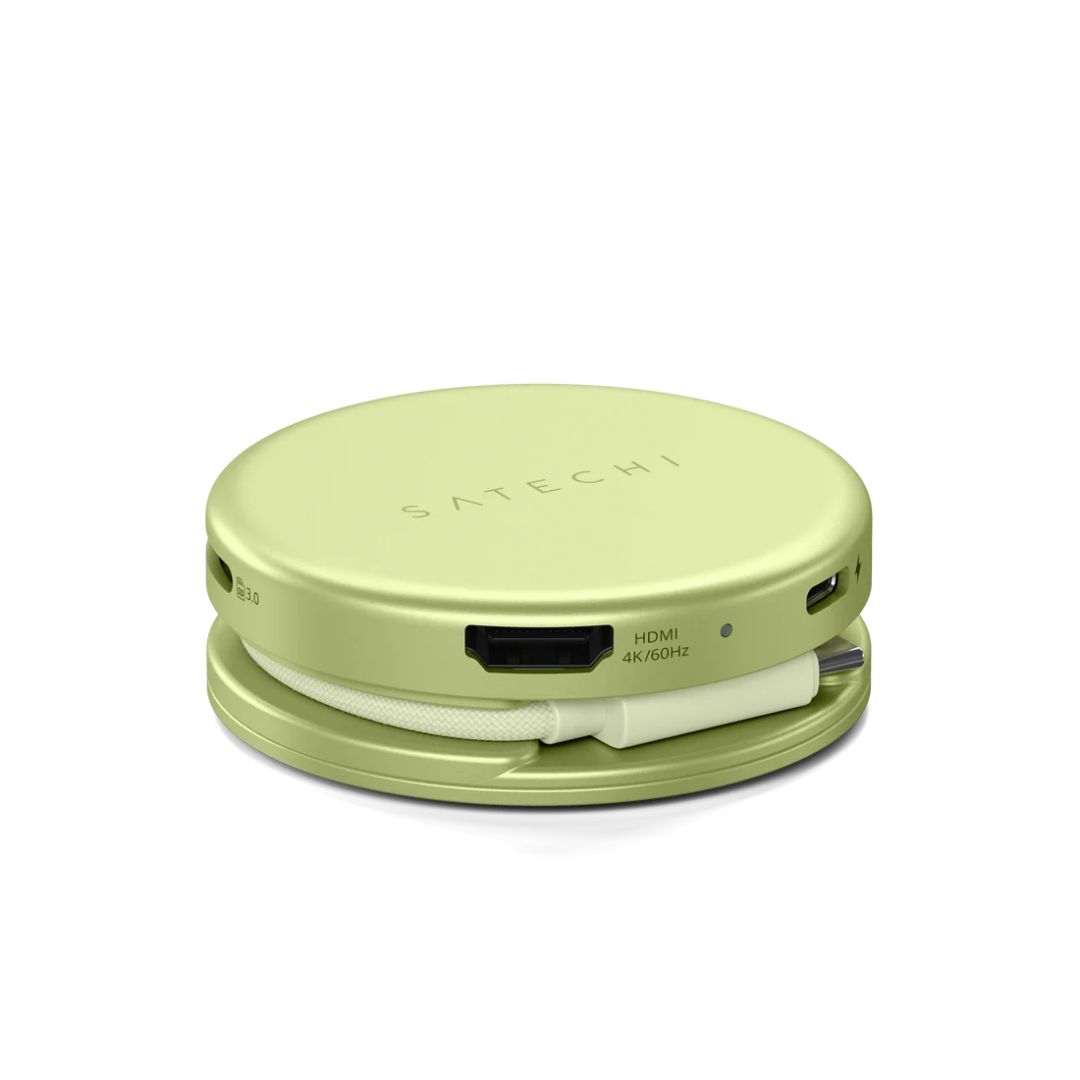 Satechi OntheGo 5-in-1 Multiport Adapter Citrus