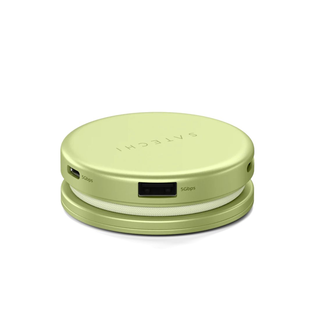 Satechi OntheGo 5-in-1 Multiport Adapter Citrus