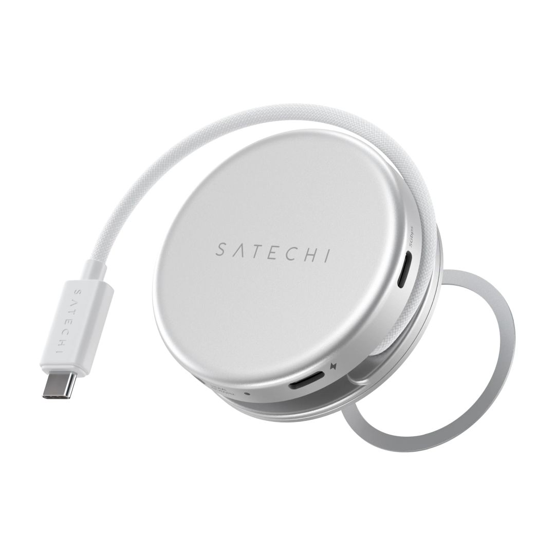 Satechi OntheGo 5-in-1 Multiport Adapter Silver