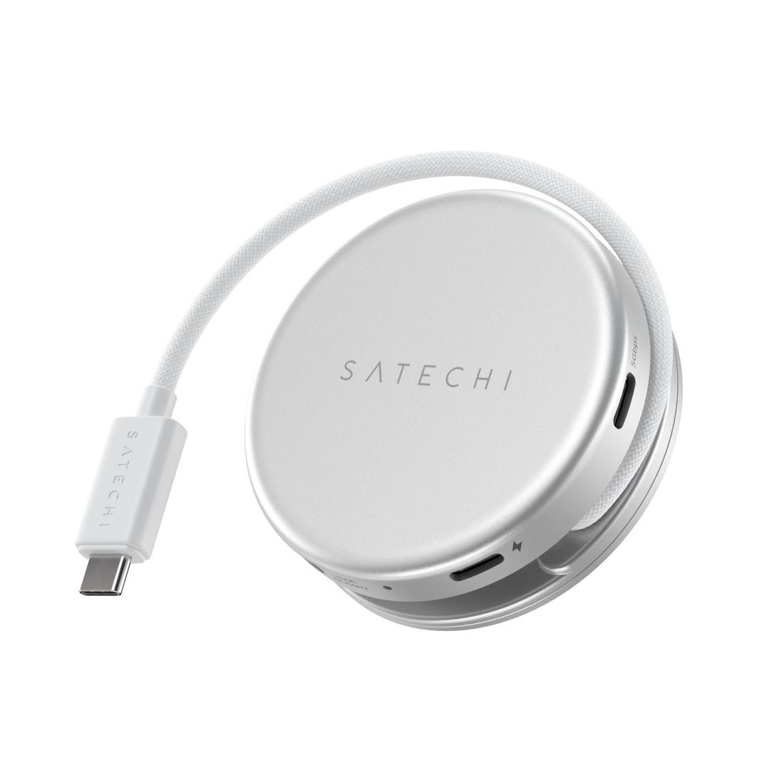 Satechi OntheGo 5-in-1 Multiport Adapter Silver