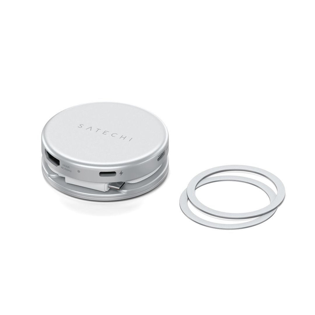 Satechi OntheGo 5-in-1 Multiport Adapter Silver