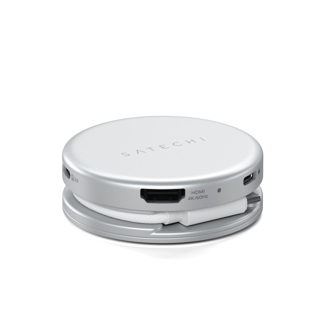 Satechi OntheGo 5-in-1 Multiport Adapter Silver