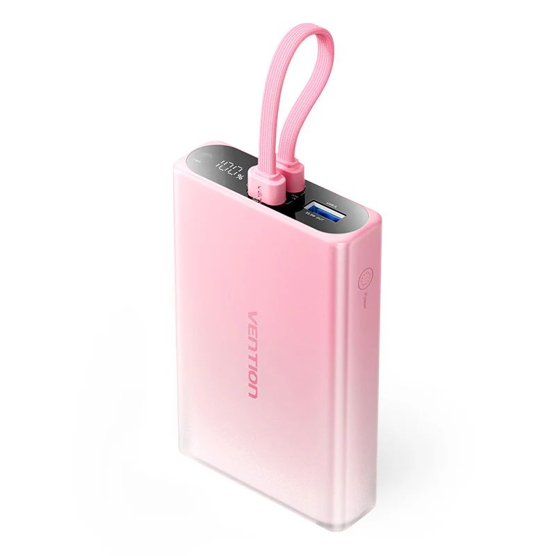 Vention 10000mAh Power Bank Gradient Pink