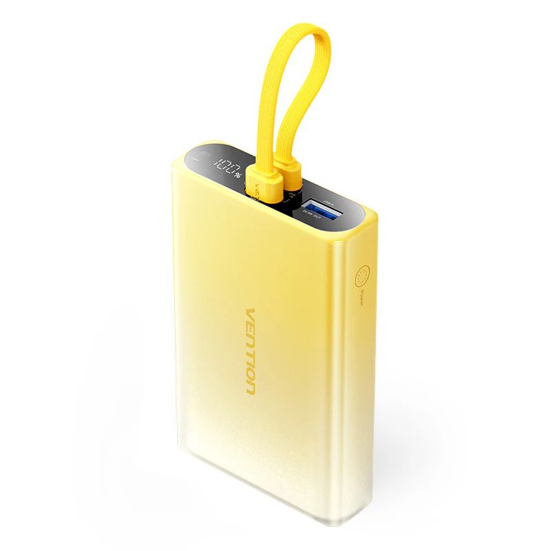 Vention 10000mAh Power Bank Gradient Yellow