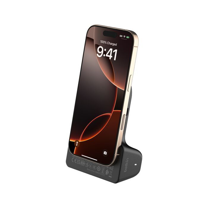 Belkin Stage PowerGrip Magnetic Charging Camera Grip with 9300mAh PowerBank Charcoal