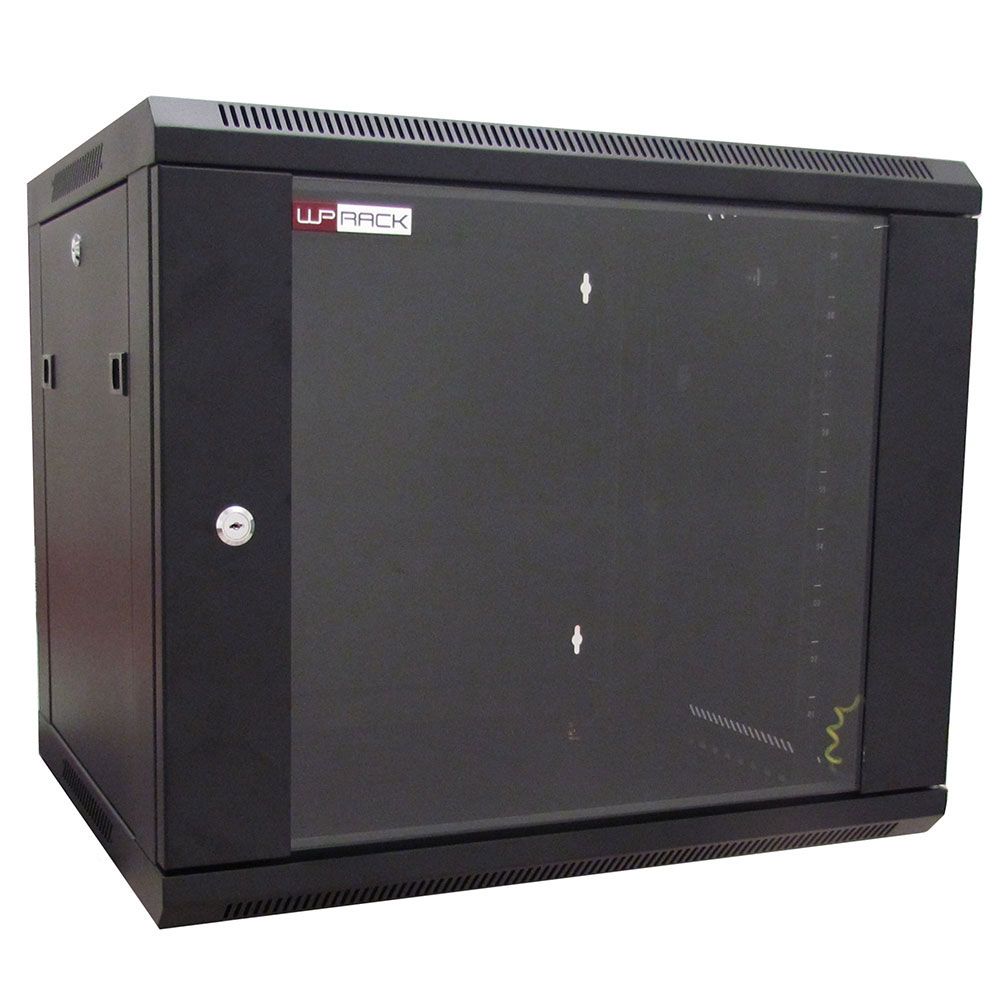 WP WPN-RWB-12606-B Falra szerelhető Rackszekrény Black