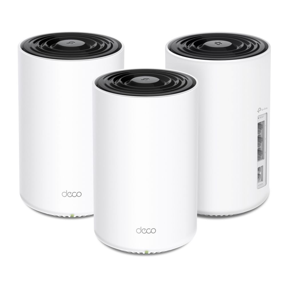 TP-Link Deco PX10 AX1500 + AV1000 Whole Home Powerline Mesh WiFi 6 System (3 Pack) White