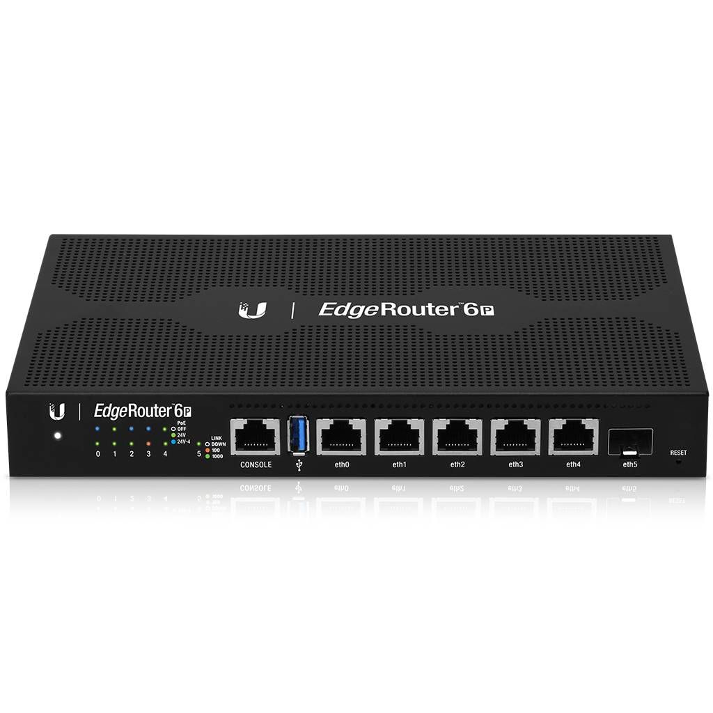 Ubiquiti EdgeRouter 6P 6-Port Gigabit Router with 1 SFP Port