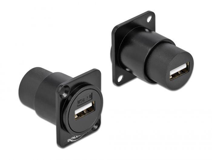 DeLock D-Type Module USB 2.0 Type-A female to female