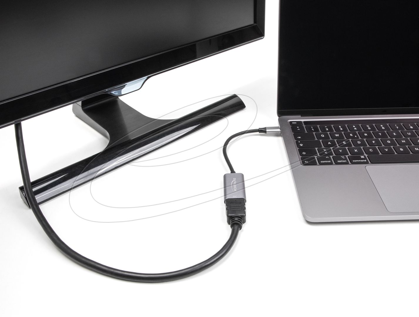 DeLock Adapter USB Type-C™ male to HDMI female 4K Black