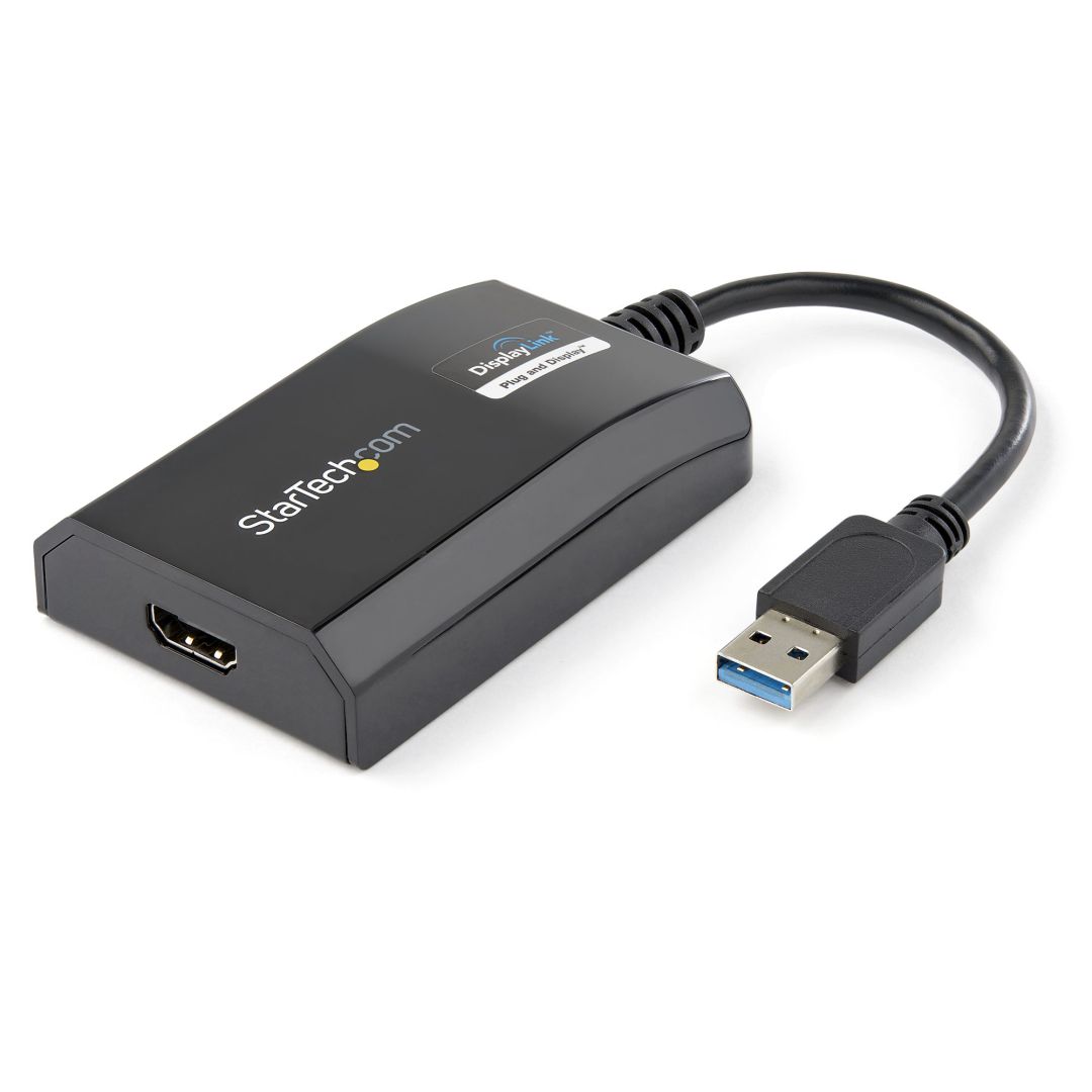 Startech USB 3.0 to HDMI Adapter cable Black