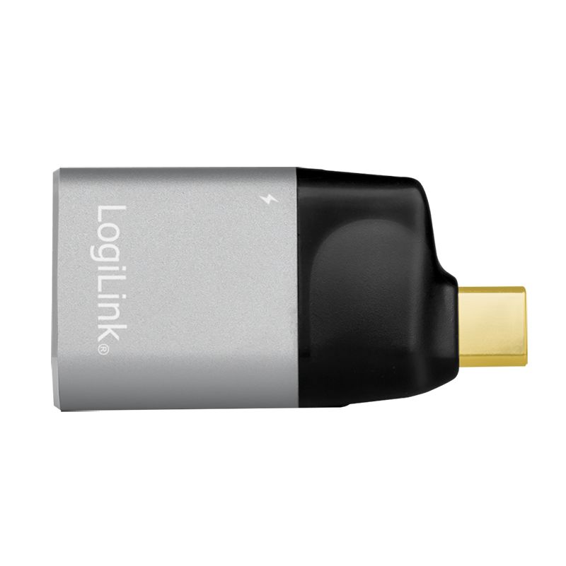 Logilink USB 3.2 Gen2 Type-C adapter C/M HDMI-A+USB-C 4K Black/Grey