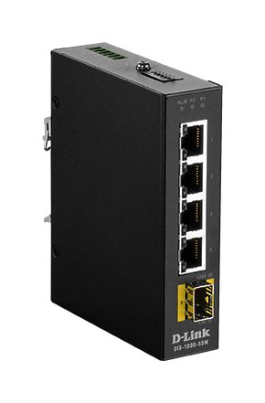 D-Link DIS-100G-5SW Industrial Gigabit Unmanaged Switch with SFP slot