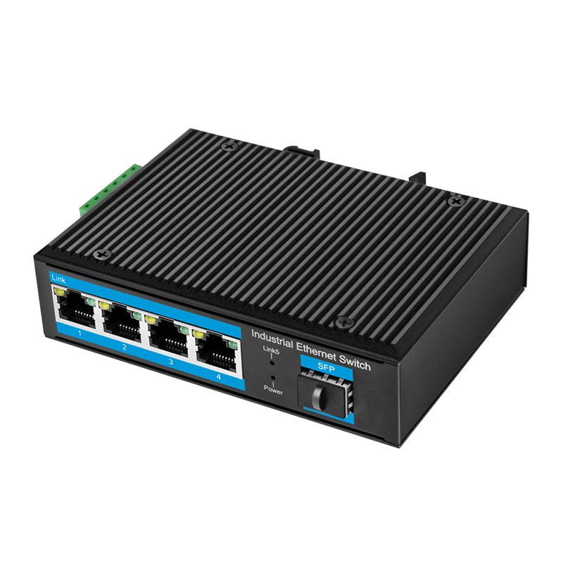 Logilink Industrial Gigabit Ethernet Switch Black