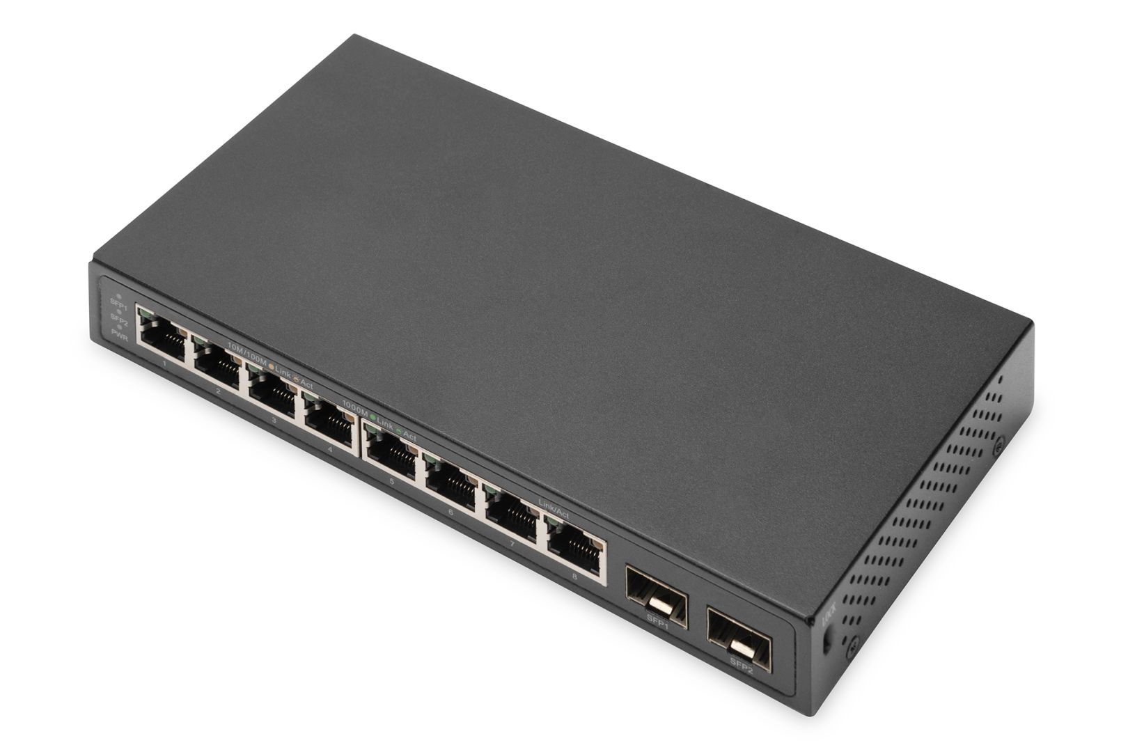 Digitus Digitus 8-Port Gigabit + 2 Gigabit SFP Ethernet Switch