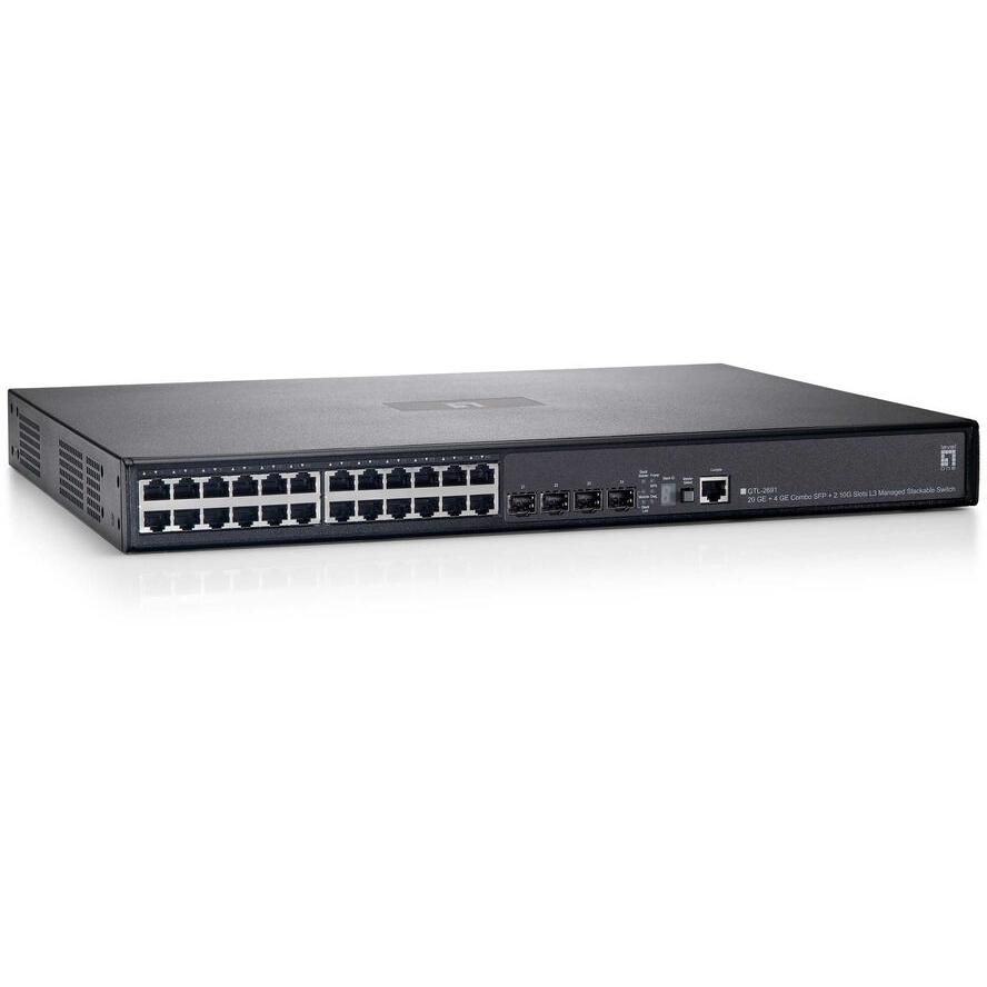 LevelOne GTL-2691 Stackable L3 Managed Gigabit Ethernet Switch