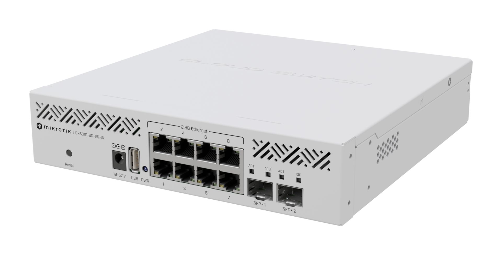 Mikrotik CRS310-8G+2S+IN 2.5G Cloud Router Switch