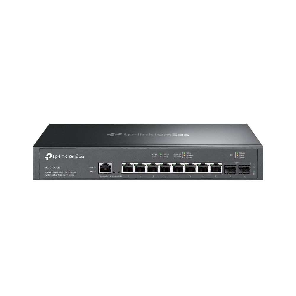 TP-Link SG3210X-M2 Omada 8-Port 2.5G L2+ Managed Switch