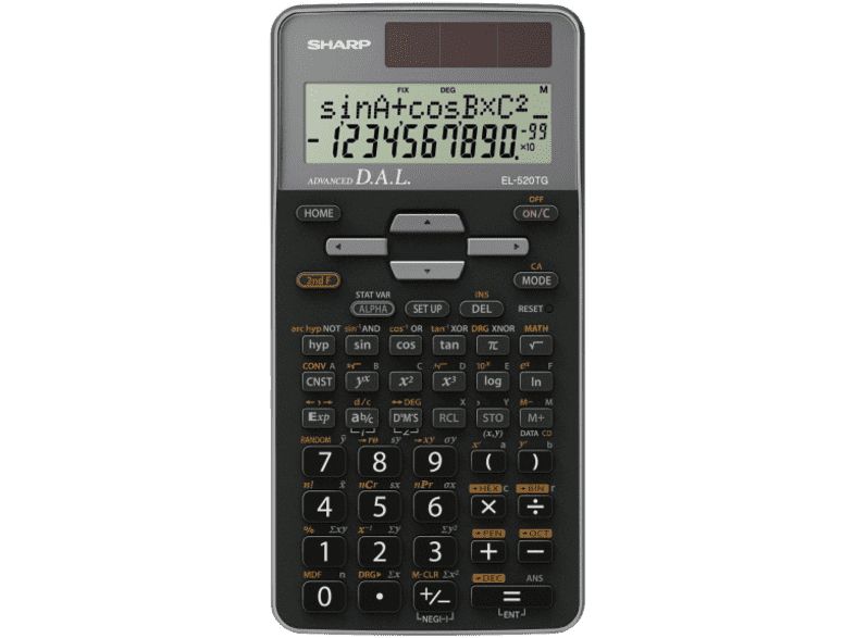Sharp EL-520TGGY Tudományos számológép Grey