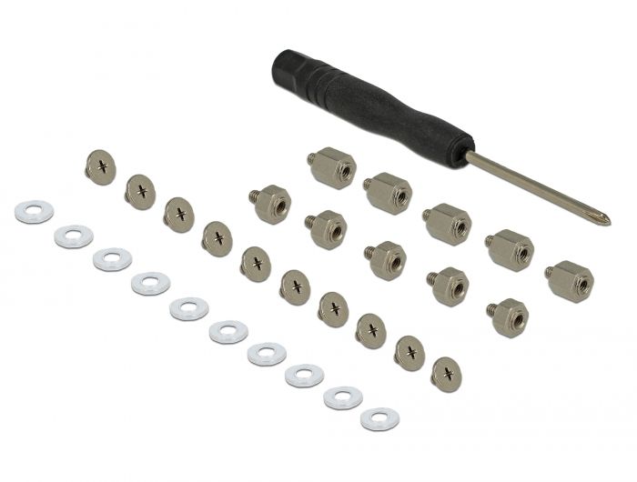 DeLock Mounting Kit 31 pieces for M.2 SSD / Module