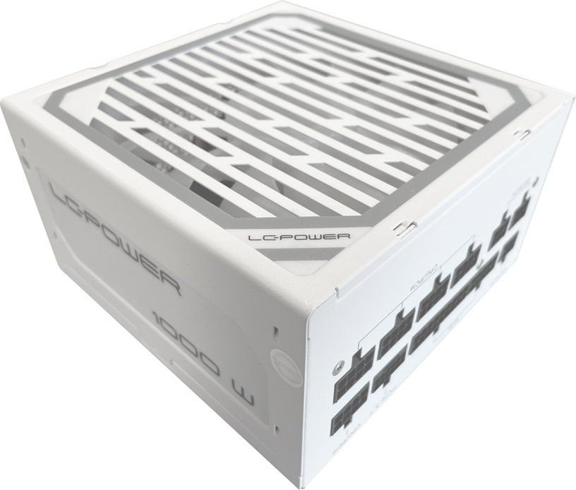 LC Power 1000W 80+ Gold Super Silent Modular White Edition