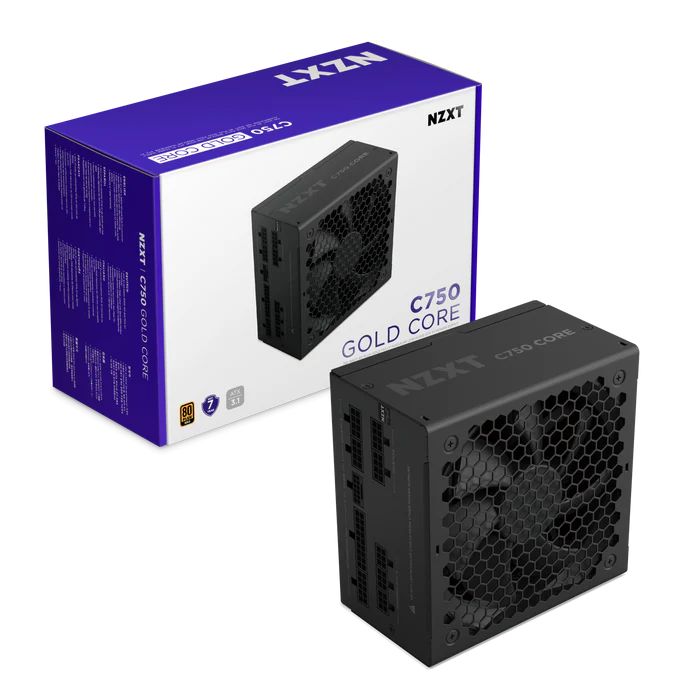 NZXT 750W 80+ Gold C750 Core Black