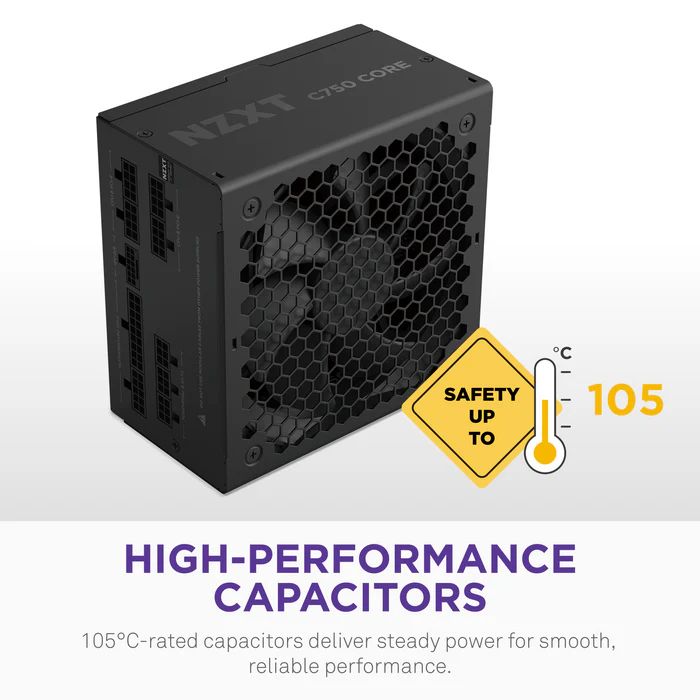 NZXT 750W 80+ Gold C750 Core Black