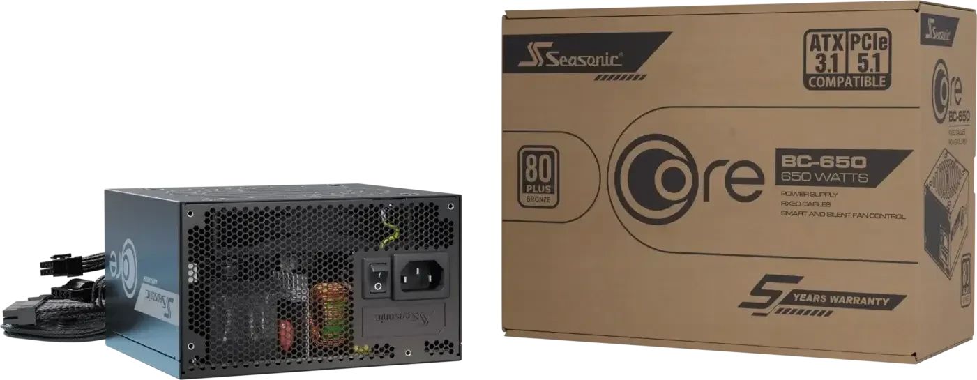 Seasonic 650W 80+ Bronze Core BC-650