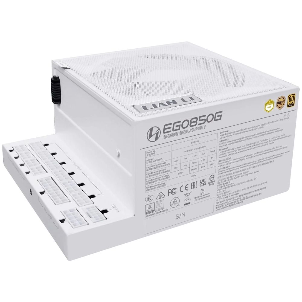 Lian Li 850W 80+ Gold Edge Gold White