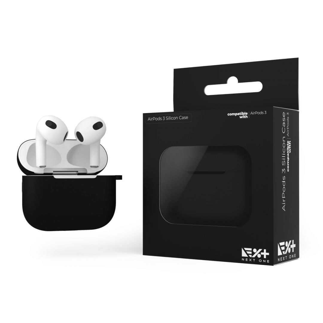 Next One Silicone Case for AirPods 3 Black