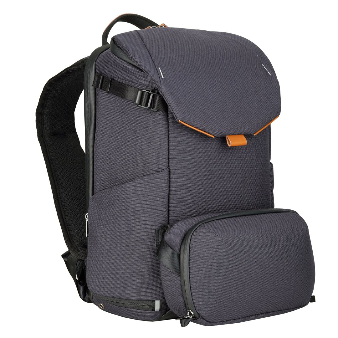 Vanguard VEO CITY B42 Medium Camera Backpack w/ Pouch Navy Blue
