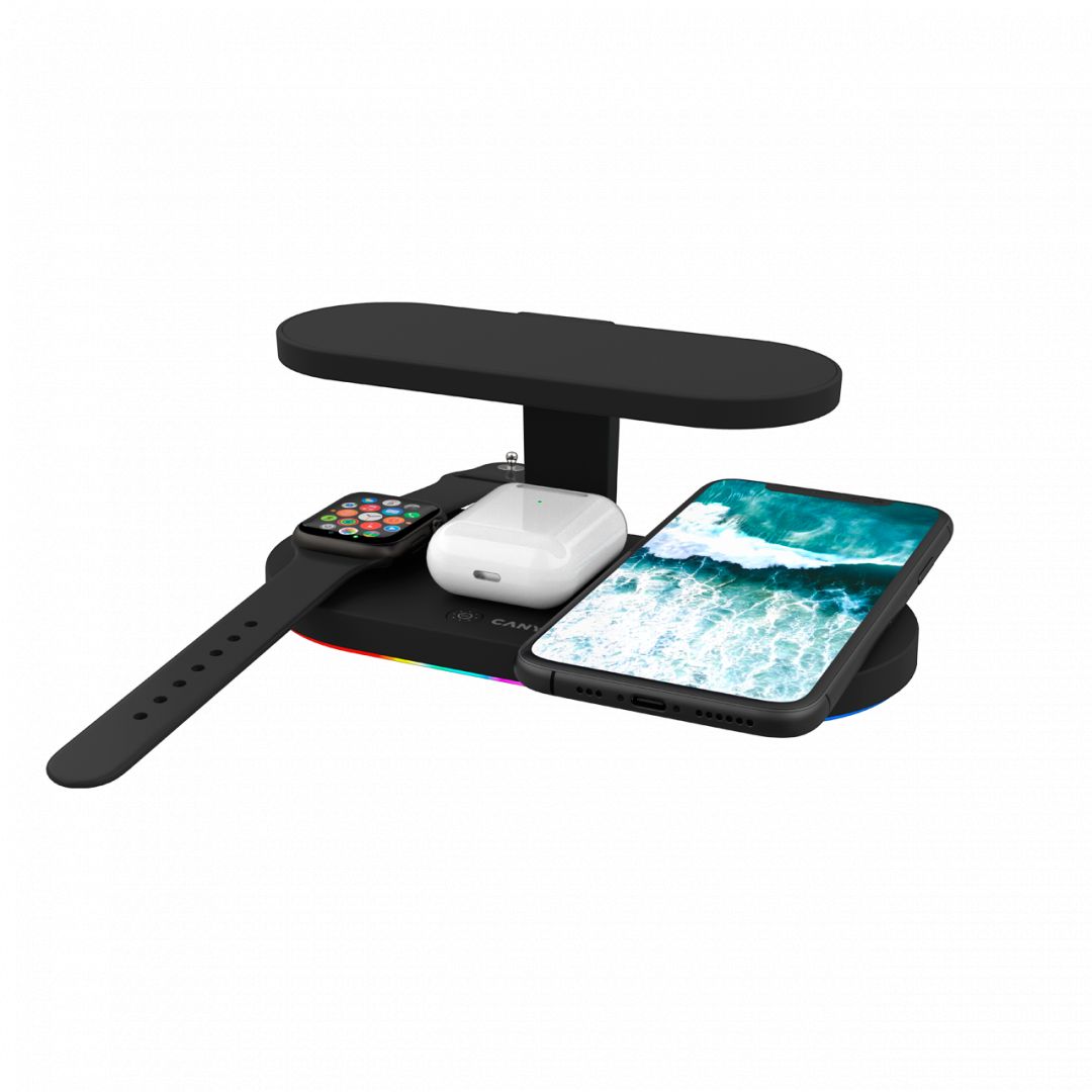 Canyon WS-501 5-in-1 Wireless Charging Station Black