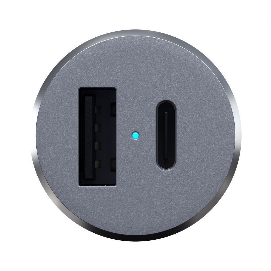 Satechi 72W Type-C PD Car Charger Space Grey