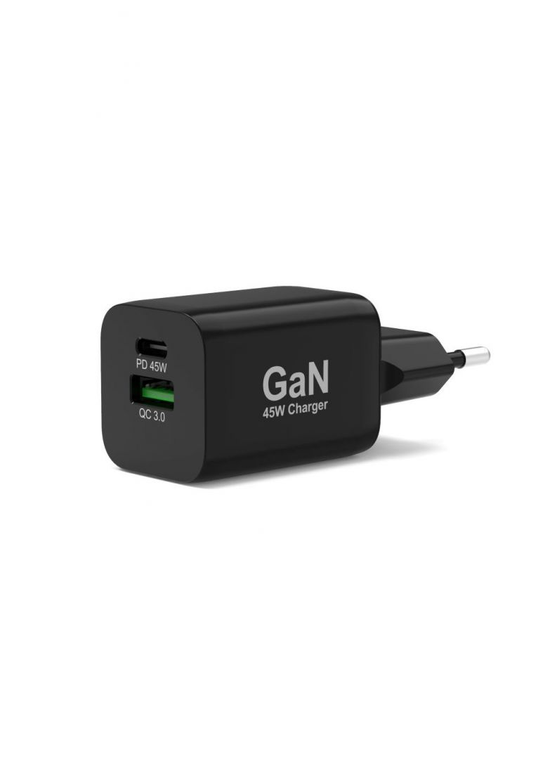 Port Designs POWER SUPPLY 45W TYPE C GaN EU Black