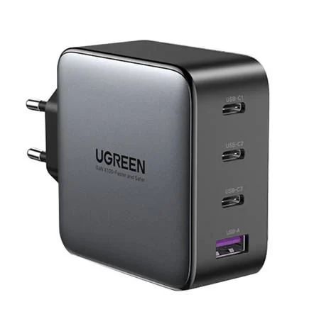 UGREEN CD226 3xUSB-C, 1xUSB-A Charger Grey