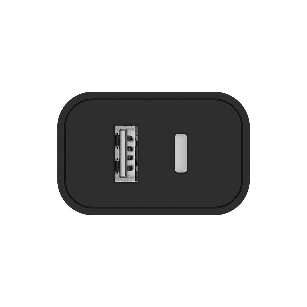 ColorWay USB töltő adapter (Type-C PD + USB QC3.0) (20W) V2 Black