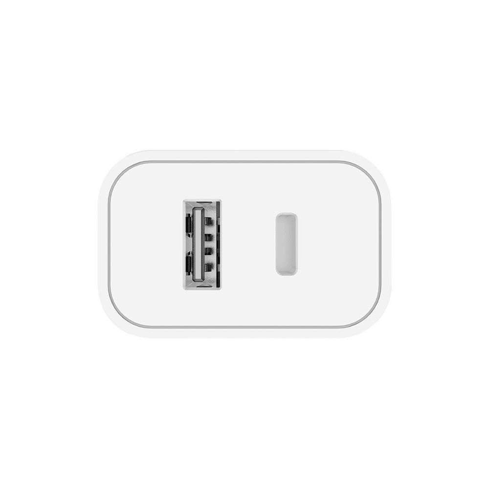 ColorWay USB töltő adapter (Type-C PD + USB QC3.0) (20W) V2 White
