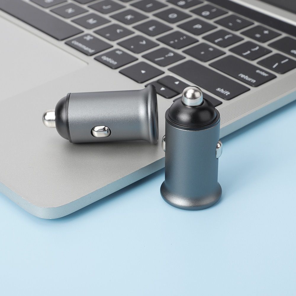 ColorWay Autós töltő 2xUSB (Type-C PD20W + USB QC3.0 ) (38W) Grey