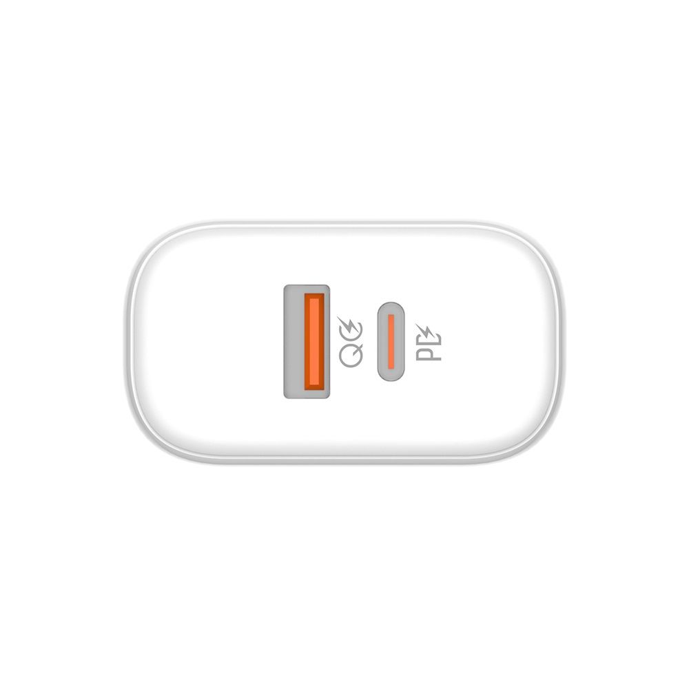 ColorWay USB töltő adapter Power Delivery Port PPS USB (Type-C PD + USB QC3.0) (45W) White