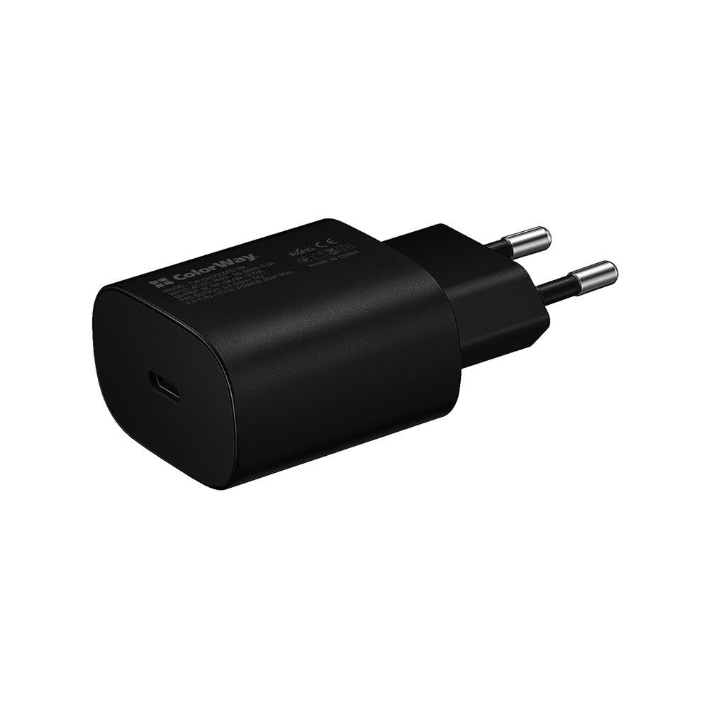 ColorWay USB töltő adapter Power Delivery Port PPS USB Type-C (25W) Black