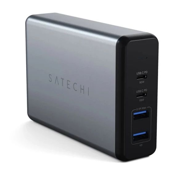 Satechi 108W Pro USB-C PD Desktop Charger Grey