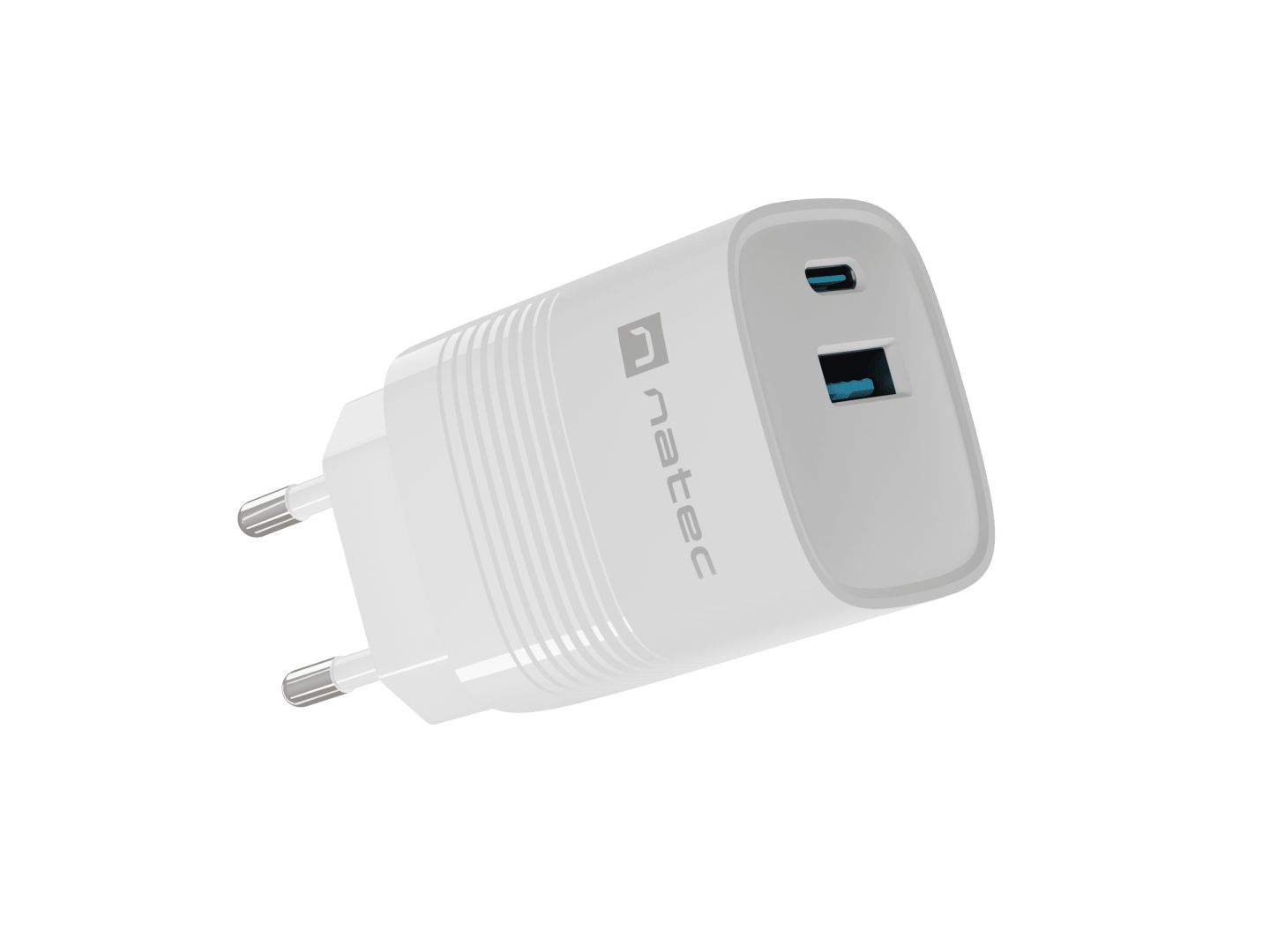 natec Ribera Gan Wall Charger White