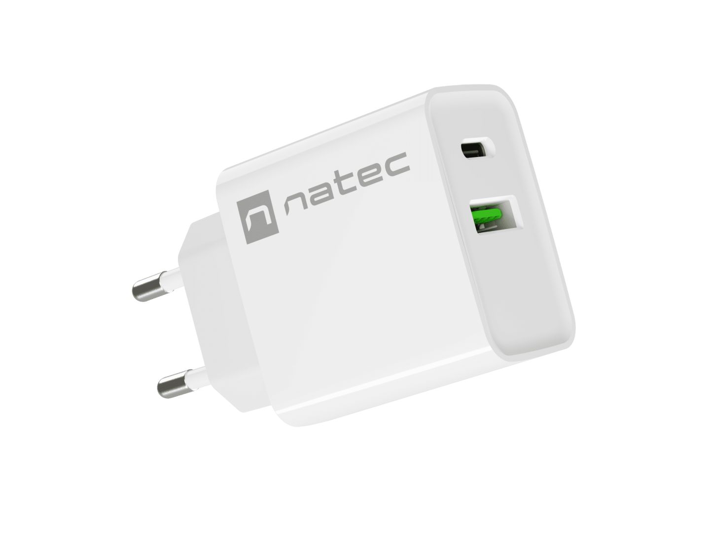 natec Ribera Wall Charger White