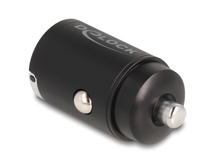 DeLock Mini Car Charger USB Type-C PD 3.0 with 30W Black